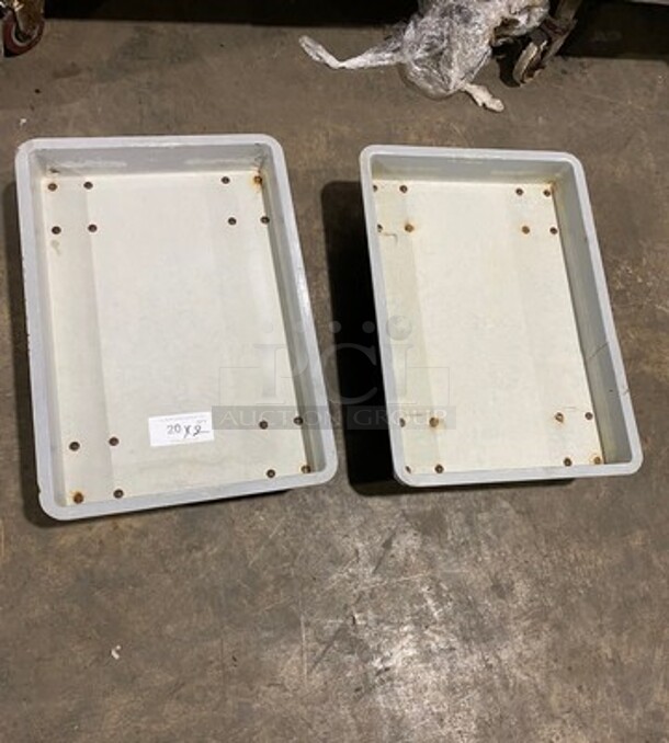 MFG Tray Commercial Fiberglass Dough Proofing Box Dolly! Model: 870108 2x Your Bid! - Image 1 of 5