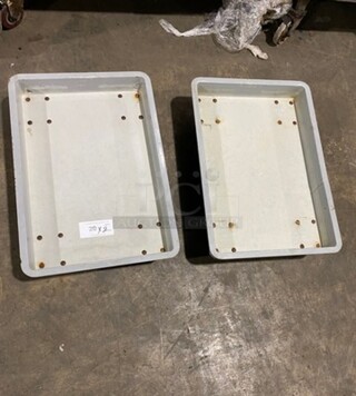 MFG Tray Commercial Fiberglass Dough Proofing Box Dolly! Model: 870108 2x Your Bid!