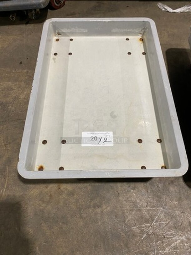 MFG Tray Commercial Fiberglass Dough Proofing Box Dolly! Model: 870108 2x Your Bid! - Image 2 of 5