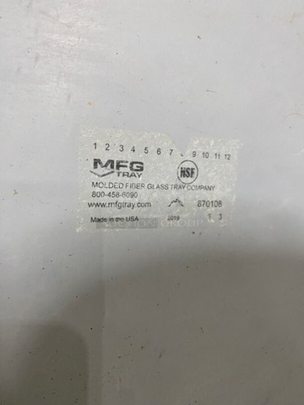 MFG Tray Commercial Fiberglass Dough Proofing Box Dolly! Model: 870108 2x Your Bid! - Image 5 of 5