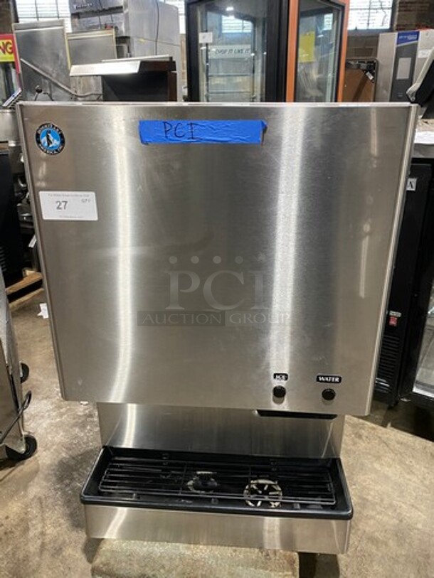 Hoshizaki Commercial Countertop Ice Maker/Dispenser And Water Dispenser! All Stainless Steel! Model: DCM500BAH SN: D04989F 115/120V 60HZ 1 Phase - Image 1 of 8