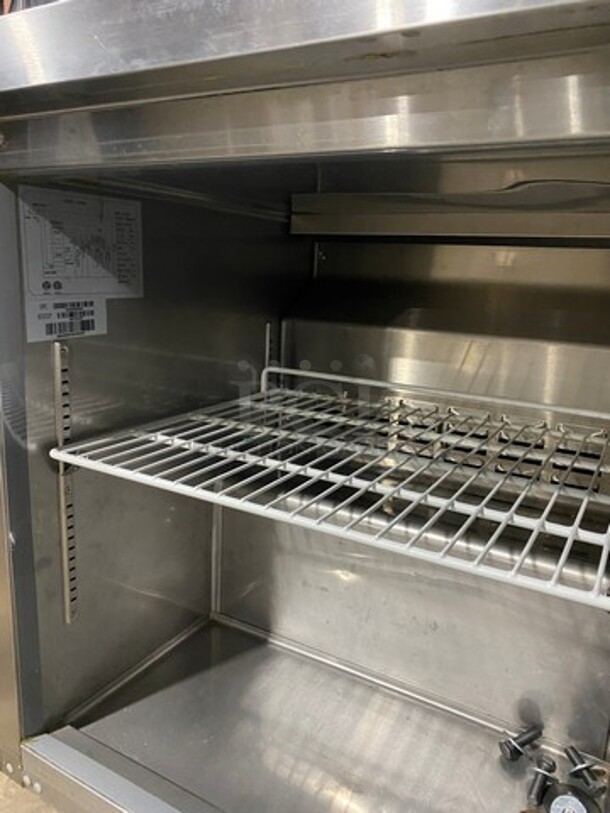 LATE MODEL! Kelvinator Commercial Single Door Lowboy/Worktop Freezer! All Stainless Steel! On Casters! Model: KCUC27F SN: 6264266312110460 115V 1 Phase! Working When Removed! - Image 5 of 8
