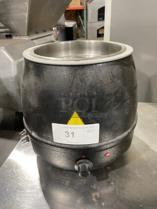 Glenray Commercial Countertop Food Warmer Soup Kettle! Holds Up To 10.5 Qt! Model: 1021805 SN: E40018109698 120V
