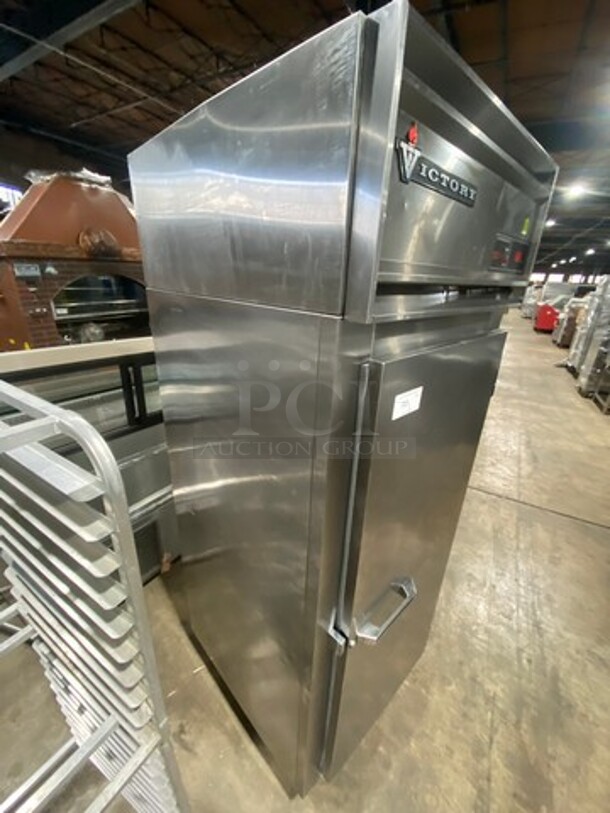 Victory Commercial Single Door Reach In Refrigerator! All Stainless Steel! On Legs! - Image 4 of 8