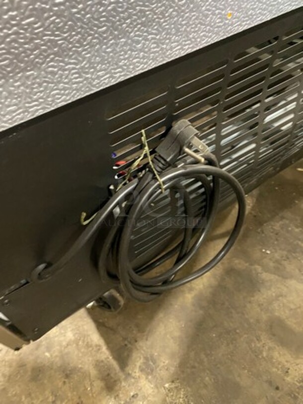 NEW LATE MODEL! Scratch- N- Dent Omcan Commercial 3 Door Reach In Cooler Merchandiser! With View Through Doors! Stainless Steel Body! Model: CFD3RRGHC 115V 1 Phase! On Casters! - Image 10 of 10