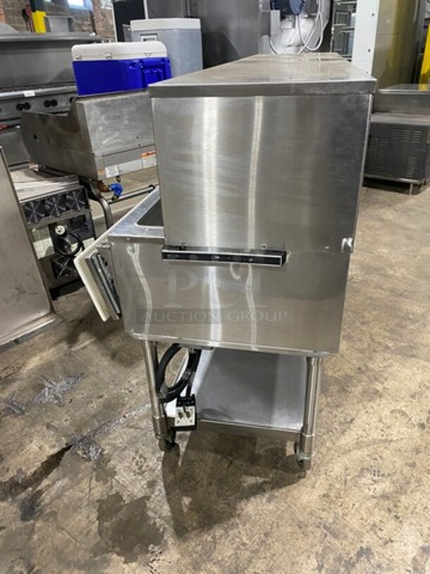 Eagle Commercial Electric Powered 5 Well Steam Table! With Storage Space Underneath! All Stainless Steel! On Casters! Model: YSPHT5 SN: 2008990224 208V 60HZ 1 Phase - Image 3 of 10