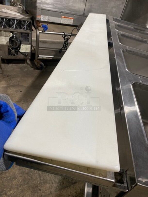 Eagle Commercial Electric Powered 5 Well Steam Table! With Storage Space Underneath! All Stainless Steel! On Casters! Model: YSPHT5 SN: 2008990224 208V 60HZ 1 Phase - Image 7 of 10