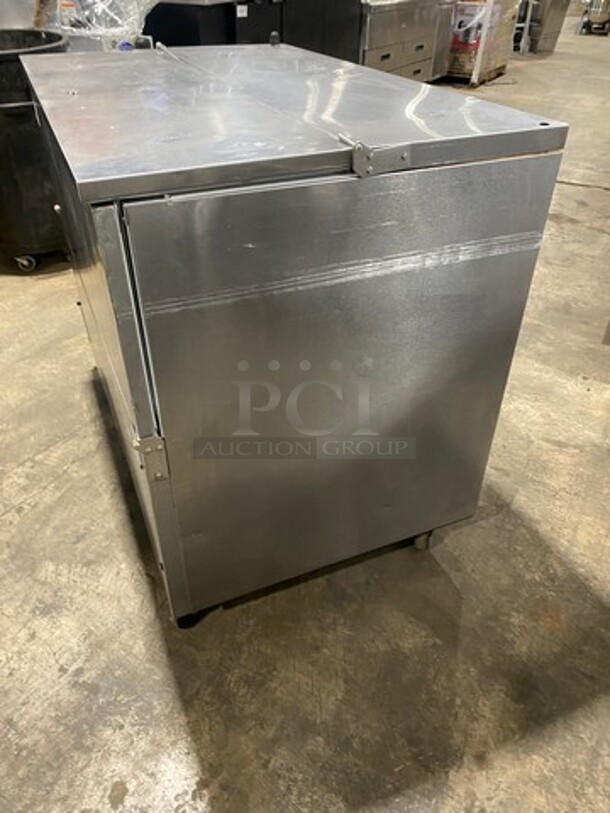 Beverage Air Single Side Access Milk Cooler! Stainless Steel! On Casters! Model: SM49N 115V 60HZ 1 Phase - Image 2 of 7