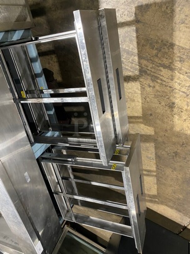 Delfield Commercial Refrigerated Pizza Prep Table! With 4 Drawers Storage Space! All Stainless Steel! - Image 7 of 11