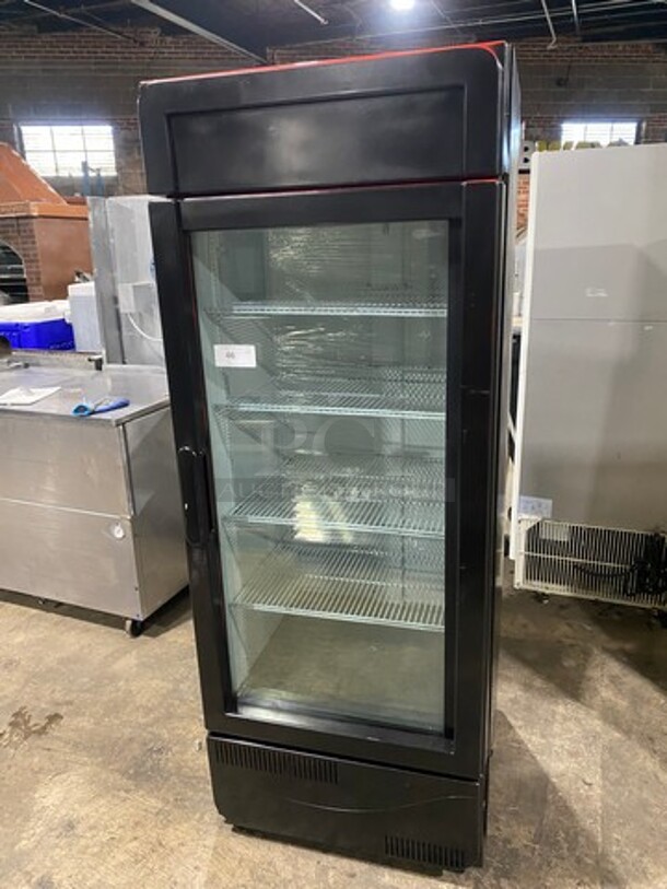 True Commercial Single Door Reach In Refrigerator Merchandiser! With View Through Door! Model: GDM26 SN: 2098506 115V 60HZ 1 Phase - Image 1 of 8