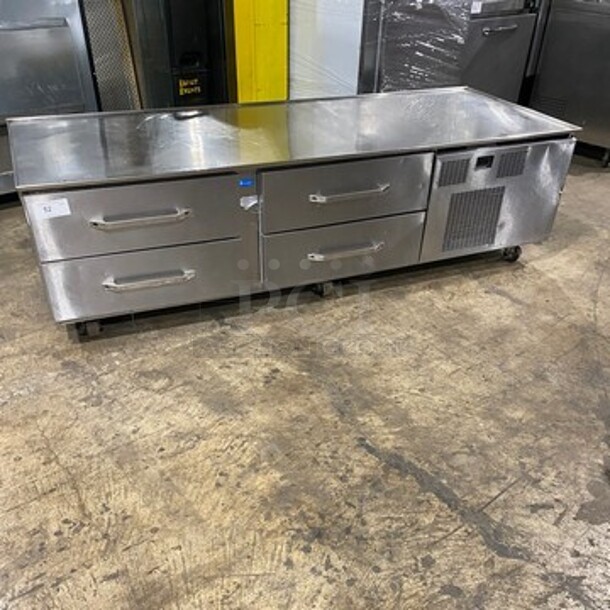 Randell Commercial Refrigerated Chef Base! With 4 Drawer Storage Space! All Stainless Steel! On Casters! - Image 1 of 8