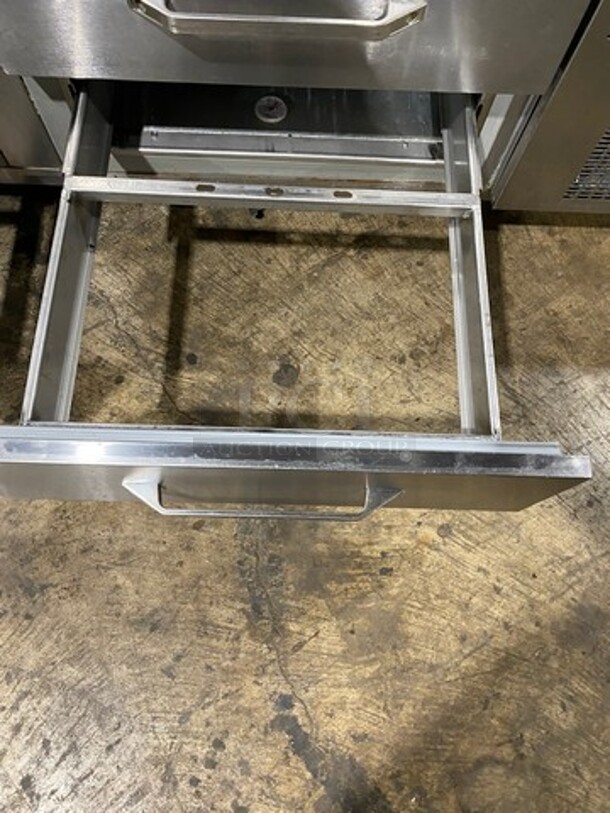 Randell Commercial Refrigerated Chef Base! With 4 Drawer Storage Space! All Stainless Steel! On Casters! - Image 6 of 8