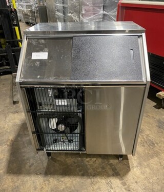 Ice-O-Matic Commercial Undercounter Ice Maker Machine! All Stainless Steel! On Legs! Model: EF250A32S SN: 09091280011955 115V 60HZ 1 Phase