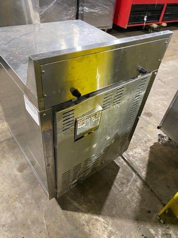 Continental Commercial Single Door Lowboy/Worktop Freezer! With Back Splash! All Stainless Steel! Model: SWF27BS SN: 15850728 115V 60HZ 1 Phase - Image 4 of 8