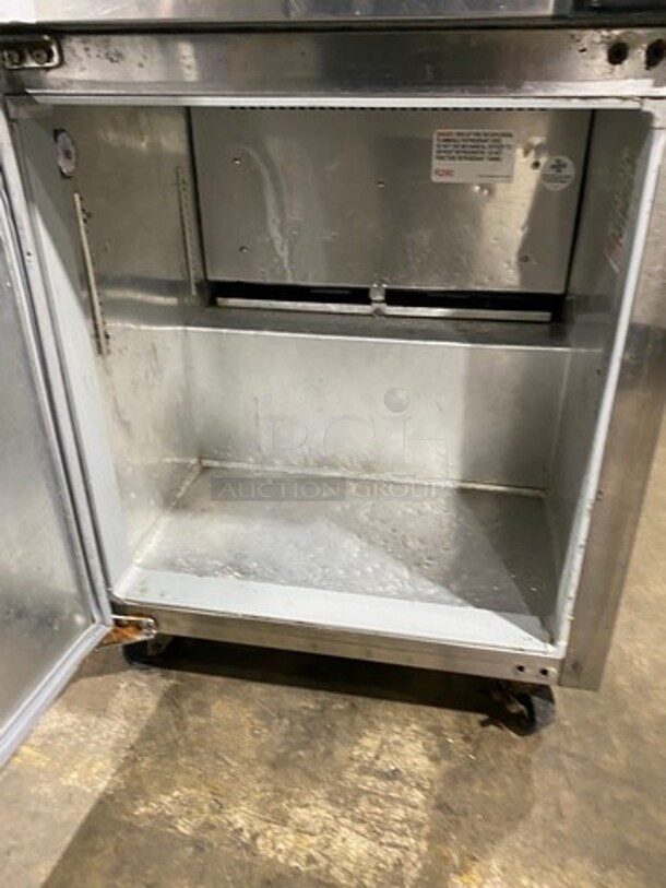 Continental Commercial Single Door Lowboy/Worktop Freezer! With Back Splash! All Stainless Steel! Model: SWF27BS SN: 15850728 115V 60HZ 1 Phase - Image 5 of 8