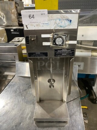 International Dairy Queen Commercial Countertop Blizzard Mixer! Solid Stainless Steel! Model: BM3 SN: H2D12330 120V 60HZ 1 Phase