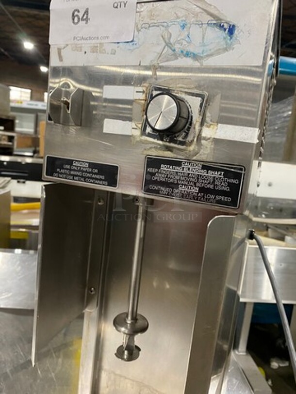 International Dairy Queen Commercial Countertop Blizzard Mixer! Solid Stainless Steel! Model: BM3 SN: H2D12330 120V 60HZ 1 Phase - Image 6 of 8