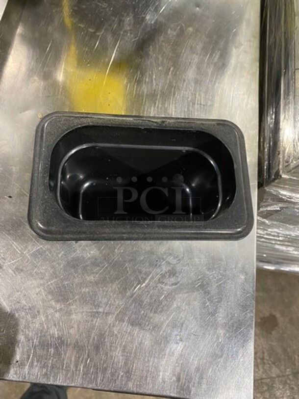 Cambro Black Poly 1/9x4" Food Containers! 8x Your Bid! - Image 3 of 4
