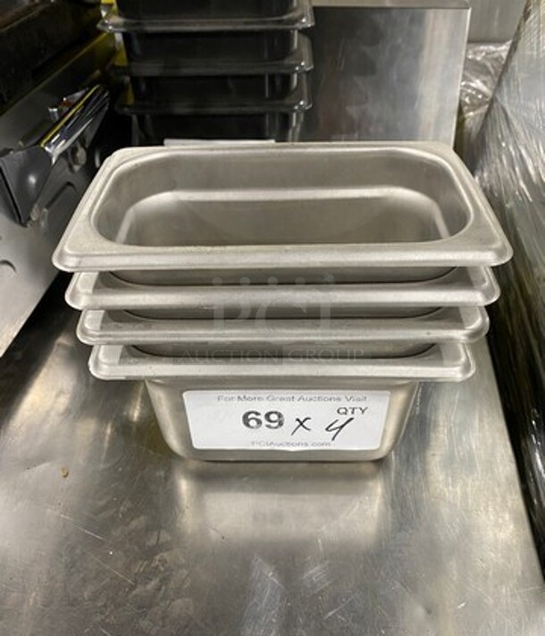 Winco Commercial Steam Table/ Prep Table Food Pans! All Stainless Steel! 4x Your Bid! - Image 1 of 5