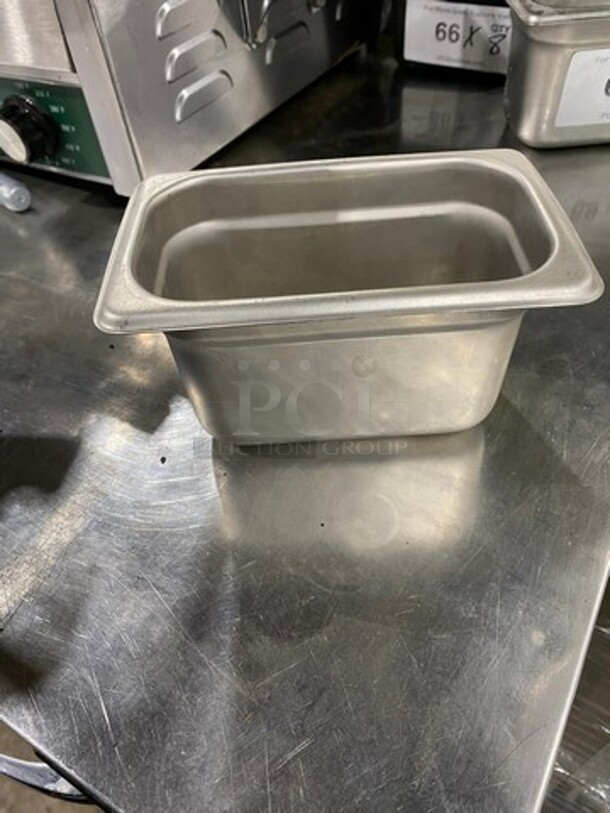 Winco Commercial Steam Table/ Prep Table Food Pans! All Stainless Steel! 4x Your Bid! - Image 2 of 5