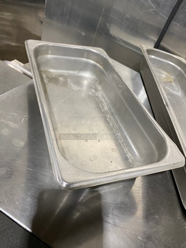 ALL ONE MONEY! Assorted Size Commercial Steam Table/ Prep Table Food Pans! All Stainless Steel! - Image 3 of 6