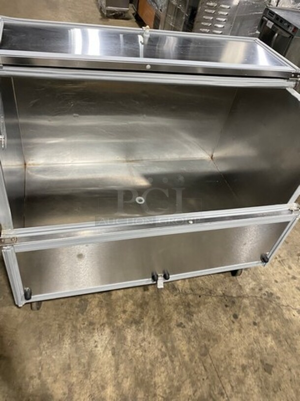 Beverage Air Single Side Access Milk Cooler! Stainless Steel! On Casters! Model: SM49N 115V 1 Phase - Image 5 of 7