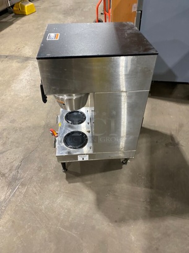 Bunn Commercial Countertop Dual Coffee Brewing Machine! All Stainless Steel! On Small Legs! Model: DUALGPRDBC SN: DUAL200004 120/208/240V 1 Phase - Image 3 of 9