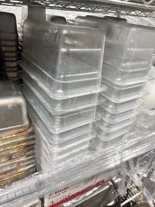 Choice 1/3 Size 6 inch Deep Clear Polycarbonate Food Pan