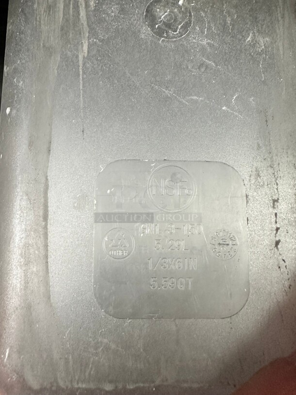 Choice 1/3 Size 6 inch Deep Clear Polycarbonate Food Pan - Image 4 of 4
