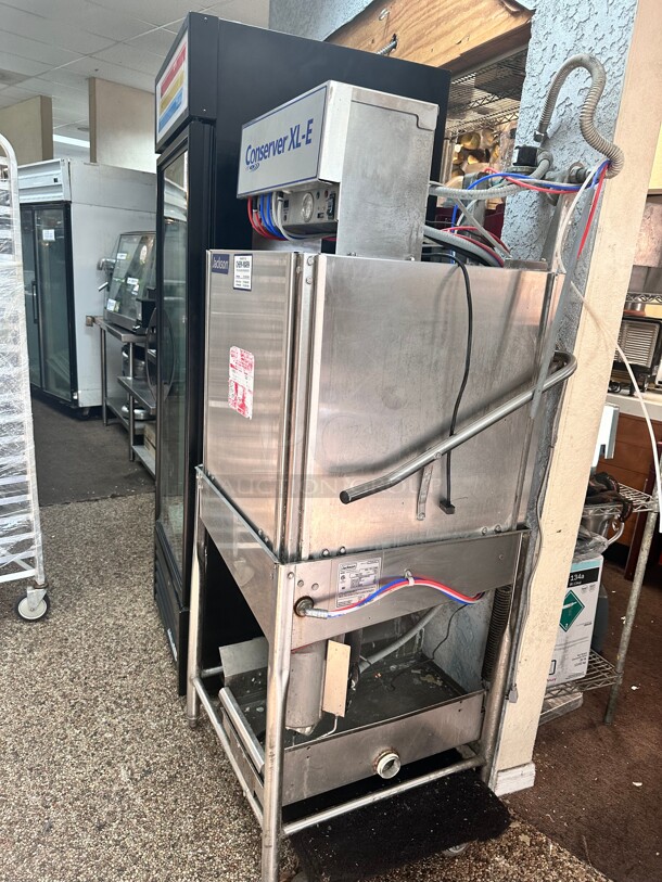 Late Model Jackson Conserver XL-E Commercial Dishwasher Working 115 Volt  - Image 3 of 8