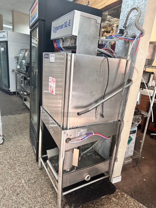 Late Model Jackson Conserver XL-E Commercial Dishwasher Working 115 Volt  - Image 8 of 8