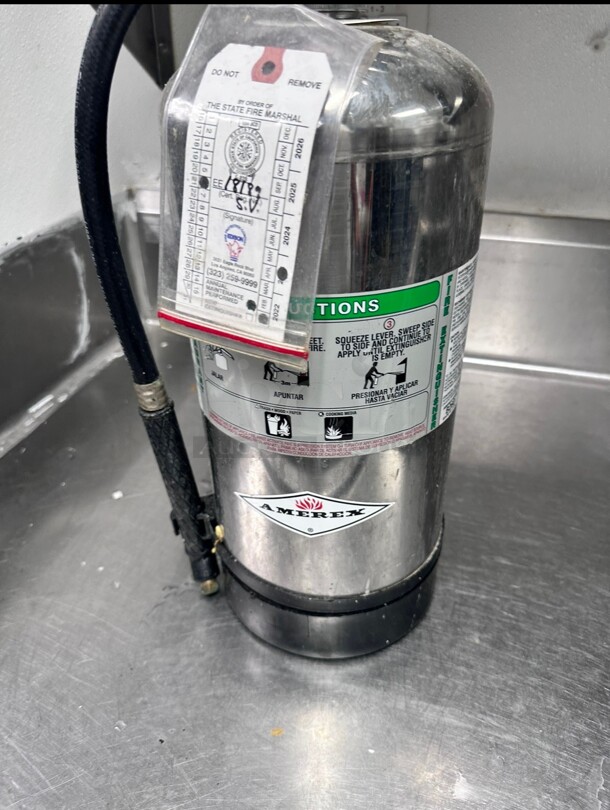 Amerex B260, 6 Liter Wet Chemical Class A K Fire Extinguisher - Image 2 of 7