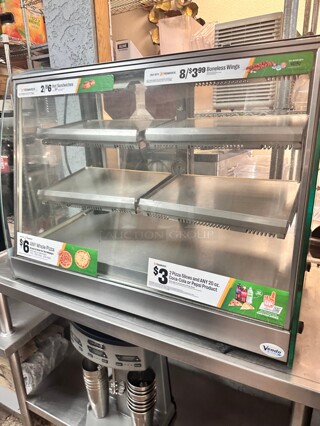Late Model Vendo HFD000006 35  inch For Multi-Product Heated Display Merchandiser 115 Volt Working