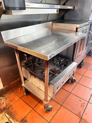 Commercial Stainless Steel 36 inch Table NSF