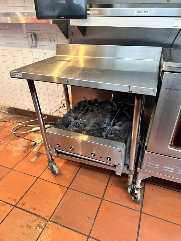 Commercial Stainless Steel 36 inch Table NSF - Image 2 of 5