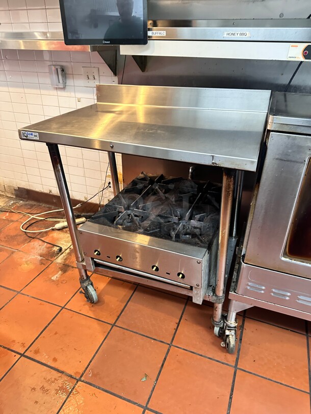 Commercial Stainless Steel 36 inch Table NSF - Image 3 of 5