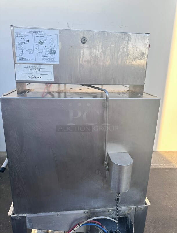 CMA ADS Dishmachines  Low Temp Door Type Dishwasher w/ 40 Racks/Hr, 115v Tested and Working - Image 9 of 9