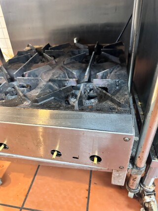 Wolf Commercial Gas 4 Burner Tested and Working