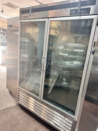 Turbo Air MSR-49G-2 2 Glass Door Refrigerator Merchandiser 49 cu. ft. 115 Volt