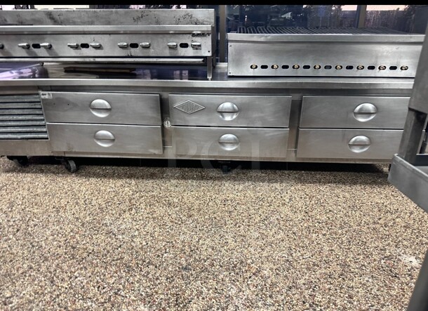 Commercial 104 inch Chef Base 115 Volt Working - Image 1 of 6