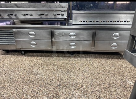 Commercial 104 inch Chef Base 115 Volt Working