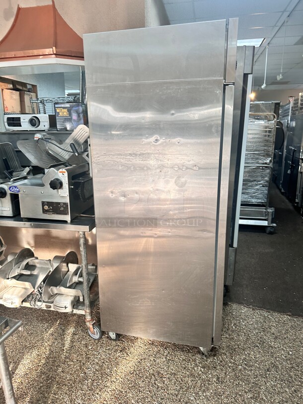 Late Model Hoshizaki CR1S-FSL Steelheart 28 inch One Section Reach In Refrigerator, (1) Left Hinge Solid Door, 115v Wokring - Image 2 of 9