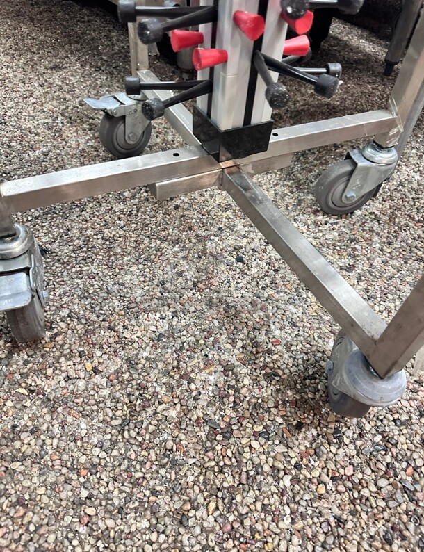 New 48 Plates H 1080MM Vertical Type Twin Plate Stacking Trolley TT-BU141 - Image 6 of 8
