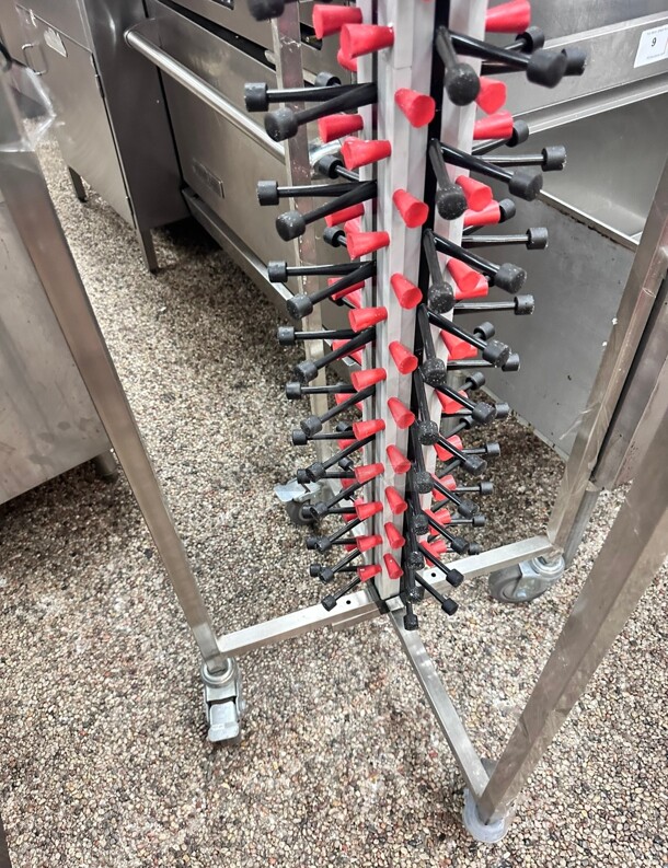 New 48 Plates H 1080MM Vertical Type Twin Plate Stacking Trolley TT-BU141 - Image 7 of 8