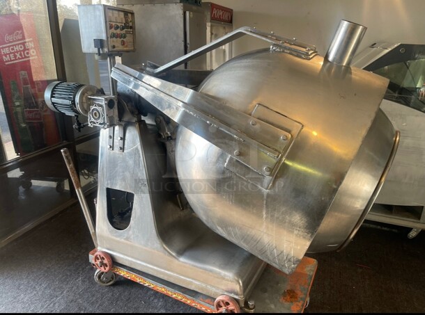 Commercial Heavy Duty 80 Qt Gas Heated Mixing Kettle - Image 1 of 8