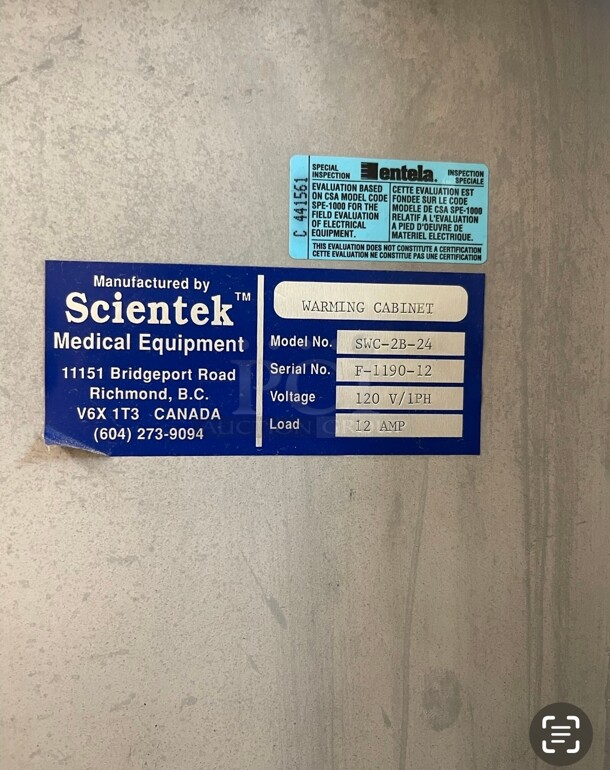 New Scientek - SWC-2B-24 Warming Double Cabinets constant temperature 115 Volt Working - Image 9 of 9