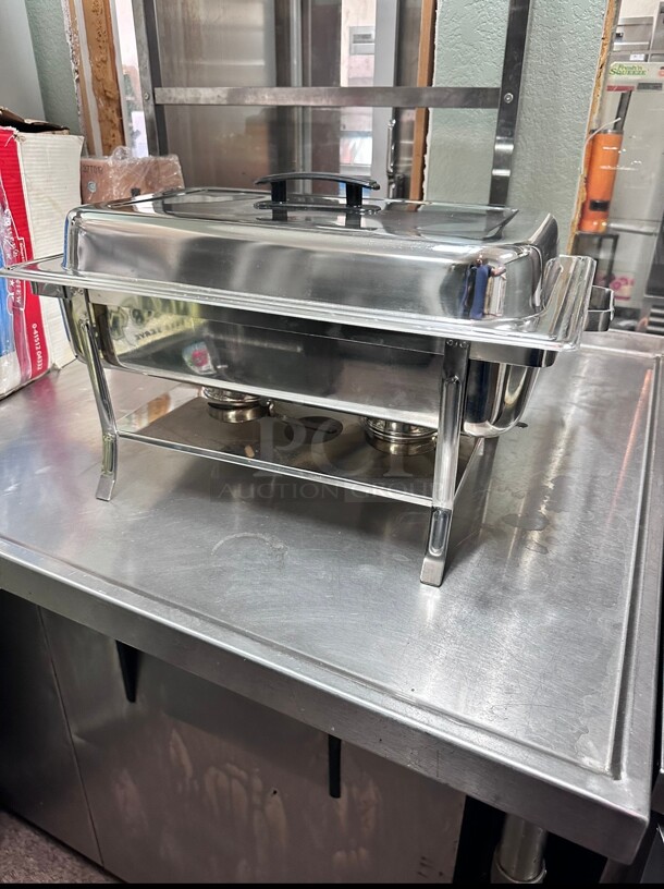New THUNDER GROUP FULL SIZE WELDED CHAFER STAINLESS STEEL - Image 5 of 6