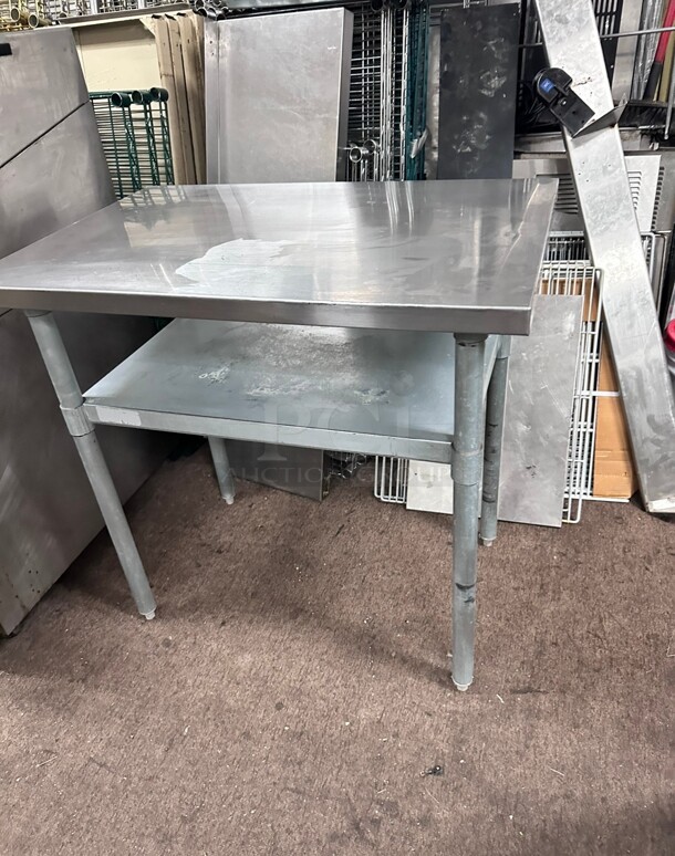 Commercial Stainless Steel 36 Inch Table - Image 2 of 4