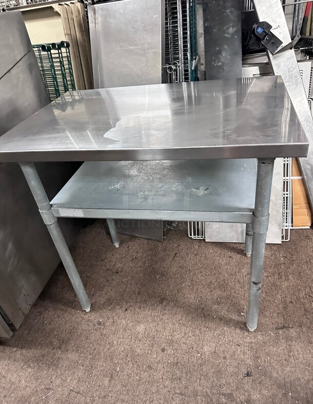 Commercial Stainless Steel 36 Inch Table - Image 3 of 4