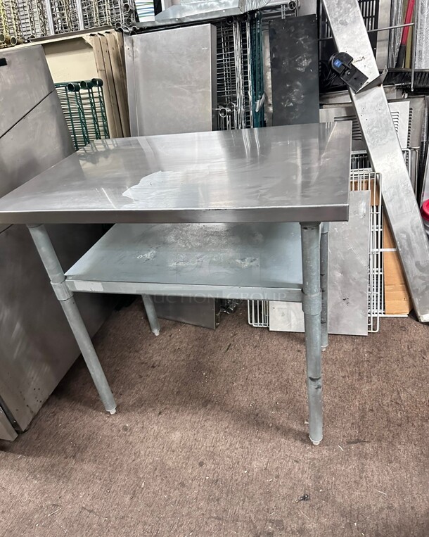 Commercial Stainless Steel 36 Inch Table - Image 4 of 4